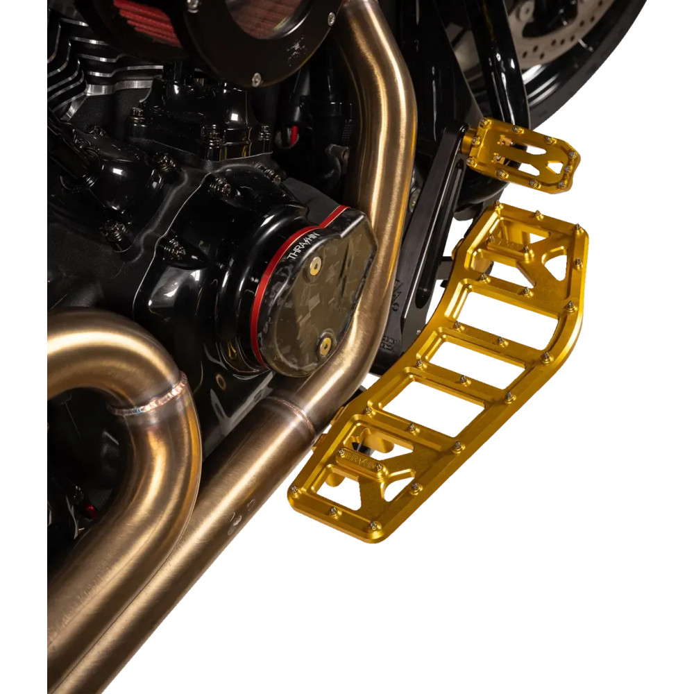 Aggressor Floorboards — 12 in, 4-1/2 in, Gold