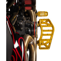 Aggressor Floorboards — 12 in, 4-1/2 in, Gold