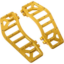 Aggressor Floorboards — 12 in, 4-1/2 in, Gold