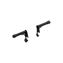 Rear Clubstyle Crash Bar — Black, powder-coated, bolt-on