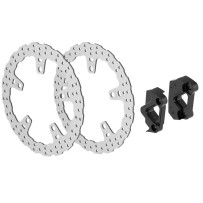 Brake Rotor Kit Wave — 320 mm or 355 mm, 5-hole bolt pattern, drilled braking surface