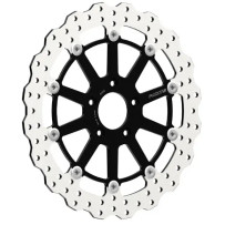 Brake Rotor Floating Wave Design — 292 mm (11.5") outside diameter, 56.4 mm inside diameter, 5-hole bolt pattern, black