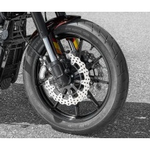 Brake Rotor Floating Wave Design — 292 mm (11.5") outside diameter, 56.4 mm inside diameter, 5-hole bolt pattern, black