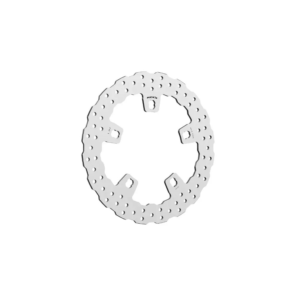 Brake Rotor Fixed Wave — 330 mm (13\"), 170 mm bolt circle, 5-hole, stainless steel