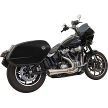 2-into-1 Ripper Exhaust System — Stainless, 18 mm O2