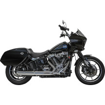 4" Slip-On Muffler with Baffle Core — 4" (10 cm), Chrome