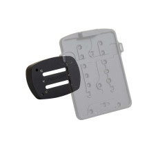 Adaptador de montaje para matrícula — Harley-Davidson®, negro mate