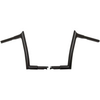 1-1/4" EZ Install Pointed Top Handlebar — 10" rise, 8" sweep, Black