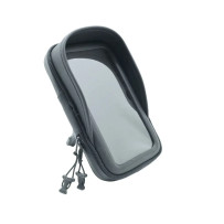 Smartphone holder — handlebar clamp, black