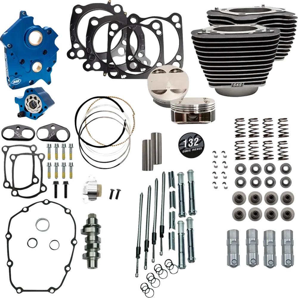 132" Power Package for M8 — 4.5" stroke, 4.32" bore, 11.0:1 compression