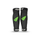 Protectores de Codo Spartan Juveniles — S/M, Negro, Verde