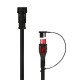 PA02 - MV Agusta to SAE Plug — Black, MV Augusta, SAE Plug