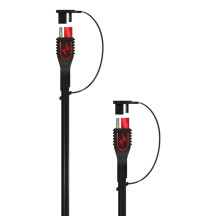 PA04 - Cable Extender SAE to SAE — 460 cm, 16 AWG, for MV Augusta, Black/Red