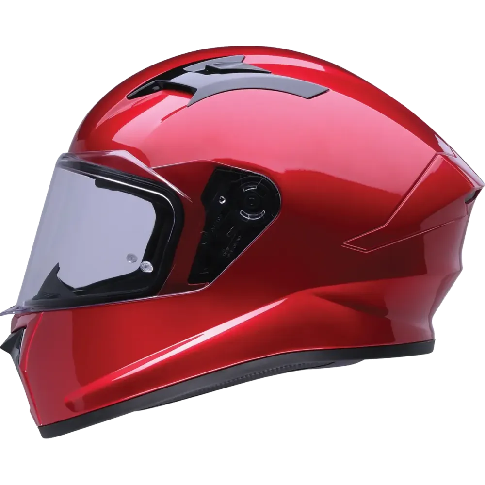 Talon Solid Helmet — M, Red, Full-Face