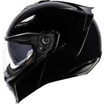 Threshold™ Solid Modular Helmet — Size L, Black Gloss