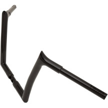 1-1/4" EZ Install Pointed Top Handlebar — 1-1/4" clamping, 35" width, Black gloss