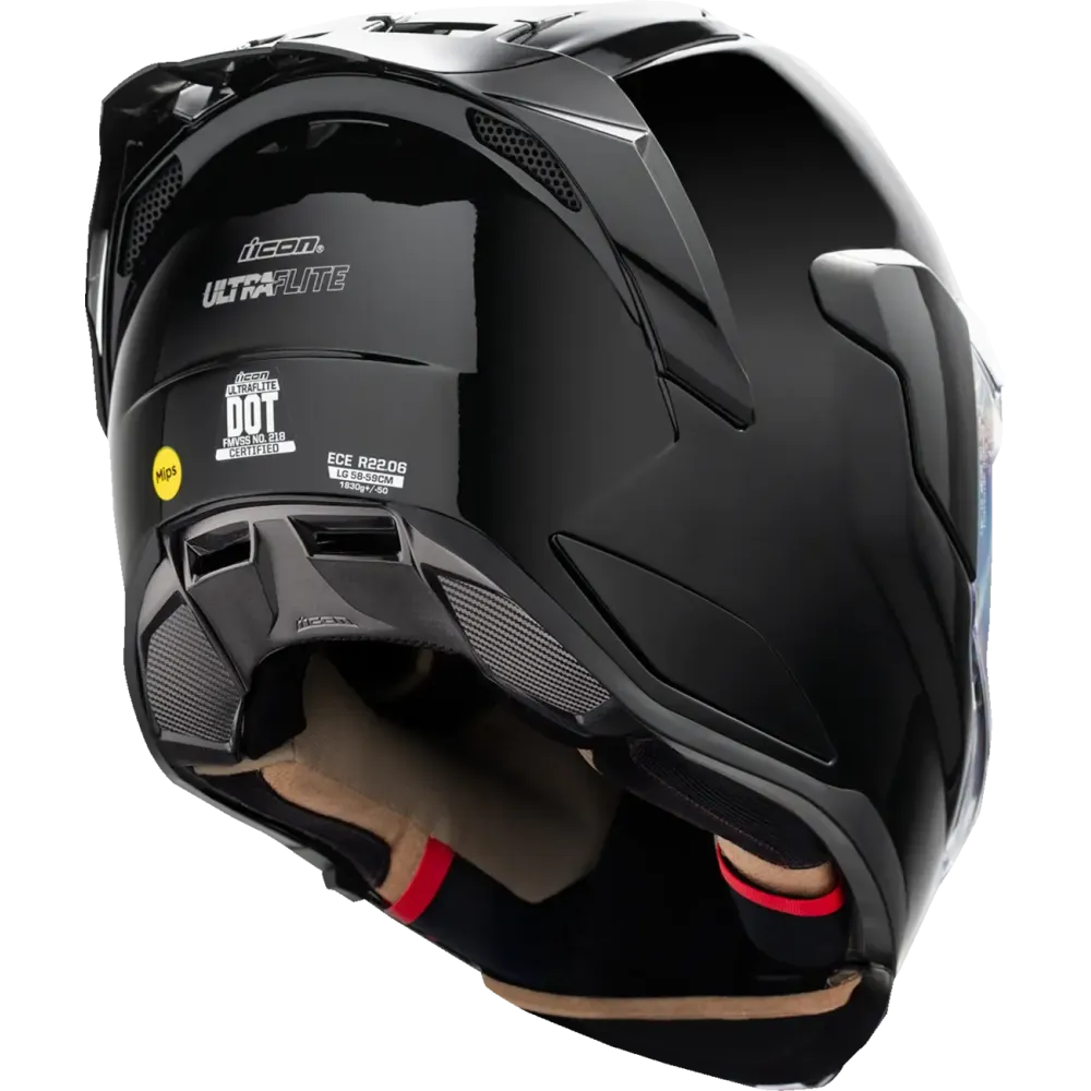 ICON HELMET ULTRAFLITE GLOSS BLACK