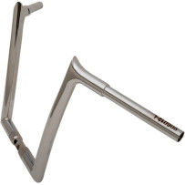 1-1/4" EZ Install Pointed Top Handlebar — 35" width, 12" rise, Chrome