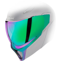 Threshold™ Helmet Shield — One Size, Scarab Green, Mirror finish