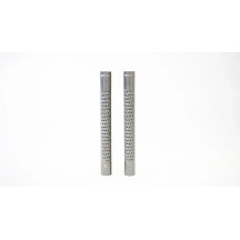 Bafle — 2,5 in (63,5 mm), Acero inoxidable