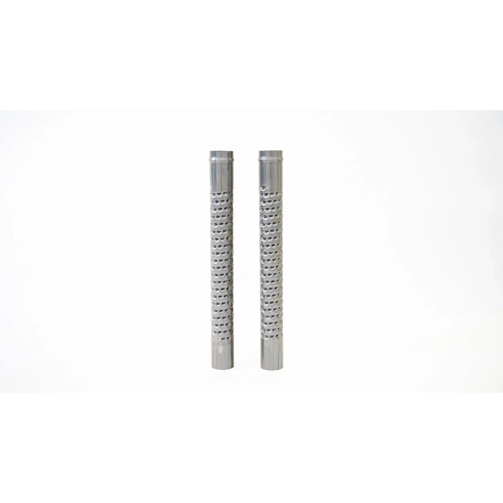 Bafle — 2,5 in (63,5 mm), Acero inoxidable