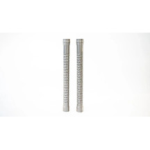 Bafle — 2,5 in (63,5 mm), Acero inoxidable