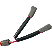 Cable Data Link doble para accesorios — compatible con Harley-Davidson