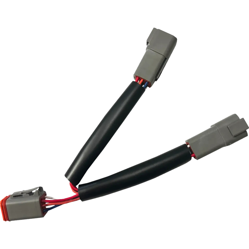 Cable Data Link doble para accesorios — compatible con Harley-Davidson