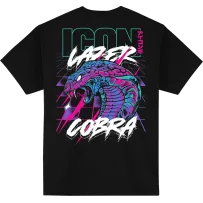 ICON TEE LAZER COBRA BLACK MD