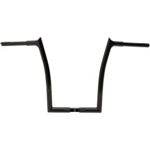 Manillar de tope puntiagudo 1-1/4" EZ Install — diámetro de abrazadera 1-1/4", alzada 16", ancho 35", Negro