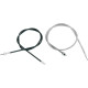 Cable de velocímetro para rueda delantera — 40" (101,5 cm), Negro
