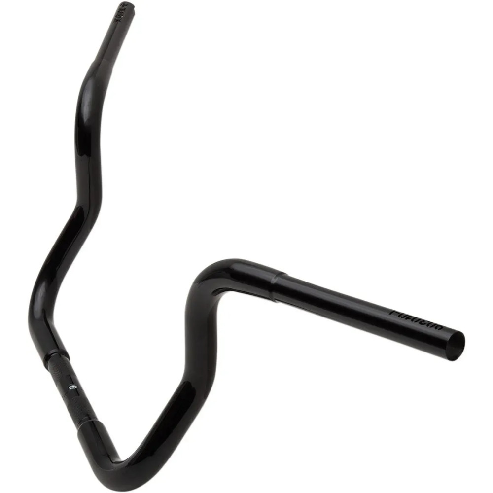 Manillar de tope redondo EZ Install de 1-1/4" — abrazadera 1", elevación 10", negro