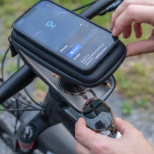 Wedge Case Set (Mag-Align) — 87×177×61 mm, handlebar mount, Black