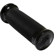 Contour Color Grips — 25.4 mm (1") handlebar, Black anodized