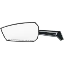 Espejos Enygma — 2-3/4" x 5-1/4" (5,08 x 12,7 cm), montaje a tornillo, negro