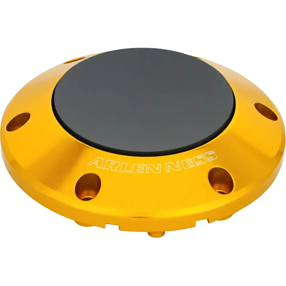 Pop-Up Gas Cap — Gold, CNC billet aluminum