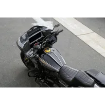 Pop-Up Gas Cap — Gold, CNC billet aluminum