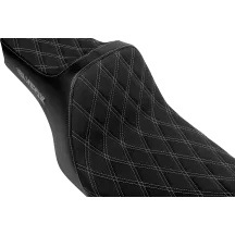 High Noon Seat — 73.5 cm length, 29 cm driver width, 18 cm rear width, Black, Silver