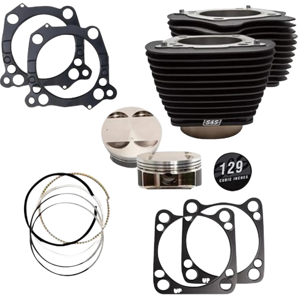 Big Bore Cylinder Kit — 129 cu in, 4.320 in bore, 4.375 in stroke, 11.0:1 compression