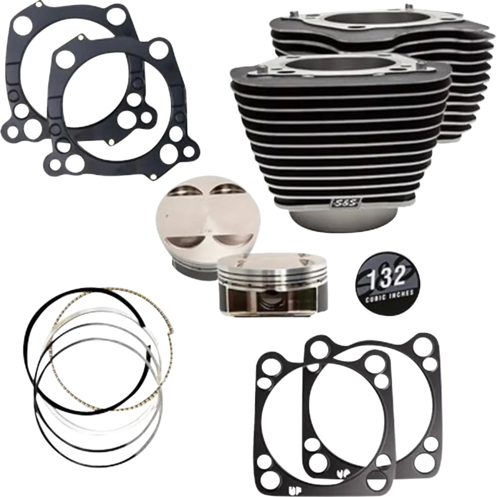 Big Bore Cylinder Kit — Bore 4.320", Stroke 4.500", 132" displacement, 11.0:1 compression