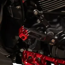 Aggressor Shifter Peg — 57 mm (2-1/4"), Red anodized