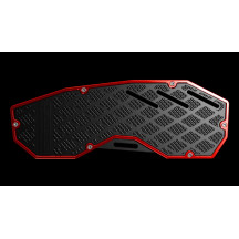 Floorboard — Black, Red, bolt-on