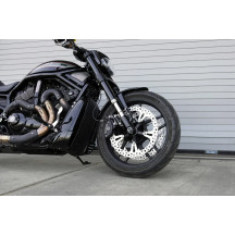 15" Big Brake Jagged Floating Rotor Kit — 381 mm (15"), Chrome