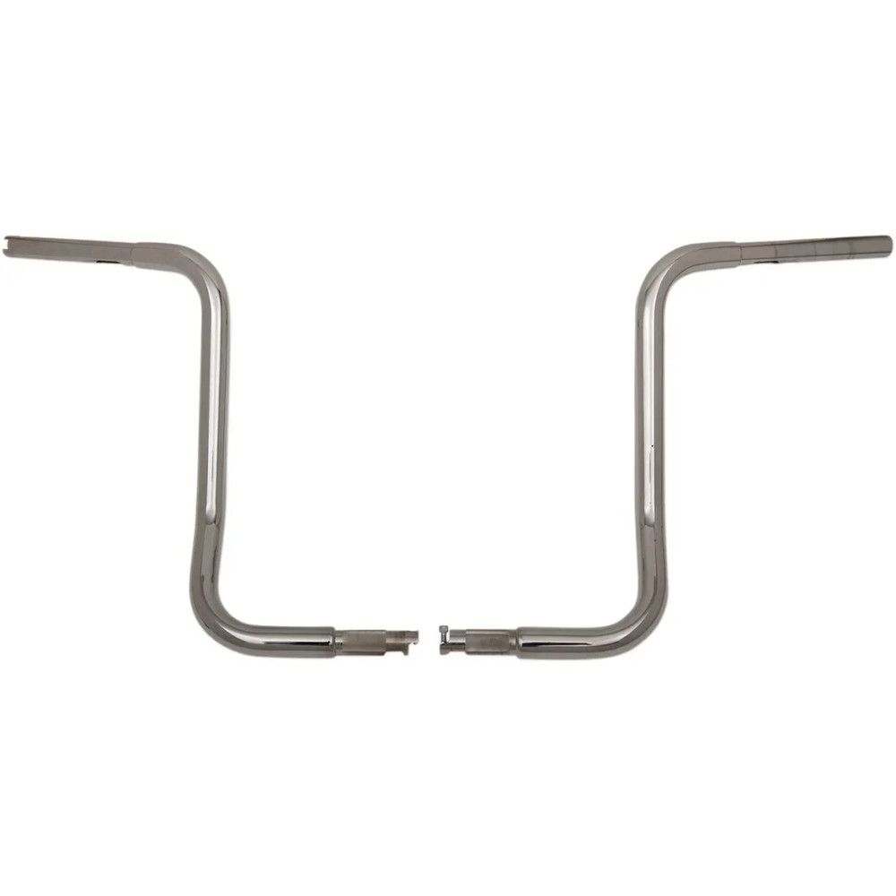 Manillar redondo superior EZ 1-1/4" — 1-1/4" diámetro, 39.5 cm ancho central, Cromo