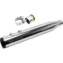 Swindler Exhaust Conversion Kit 2-into-1 — 10 cm (4") , right-side, chrome