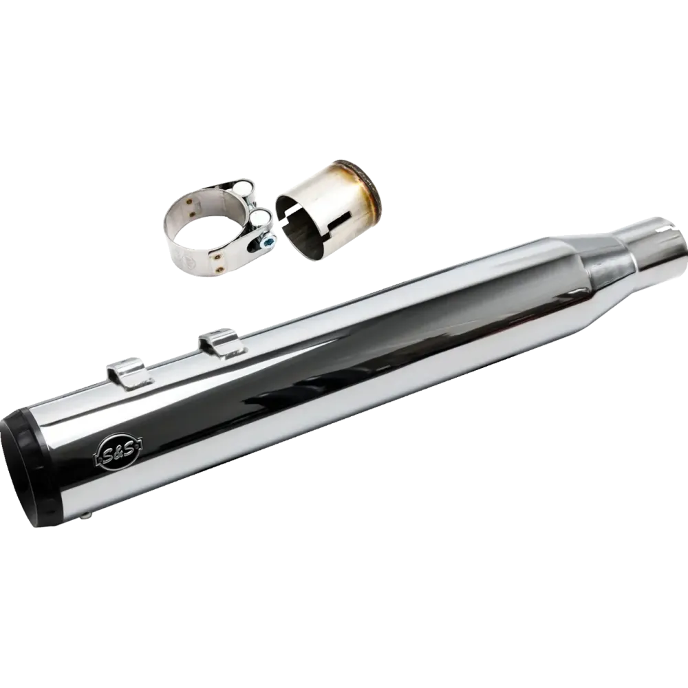 Swindler Exhaust Conversion Kit 2-into-1 — 10 cm (4") , right-side, chrome