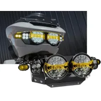 Full Deck Headlight Kit — Harley-Davidson®, Black