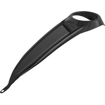 Panel del depósito — Fibra de carbono negra brillante, Llenado central