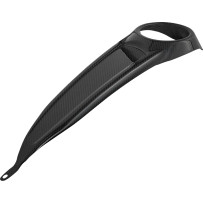 Panel del depósito — Fibra de carbono negra brillante, Llenado central