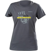 Women's Pure Performance T-Shirt — L, Slim fit, Charcoal